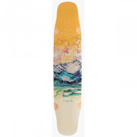 8.5x39.9 Landyachtz Tony Danza Vibes Longboard Deck - Pre-Gripped