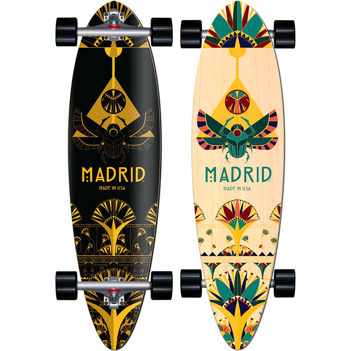 Madrid Blunt Scarab TopMount Carving Longboard Complete 9.5x36.25