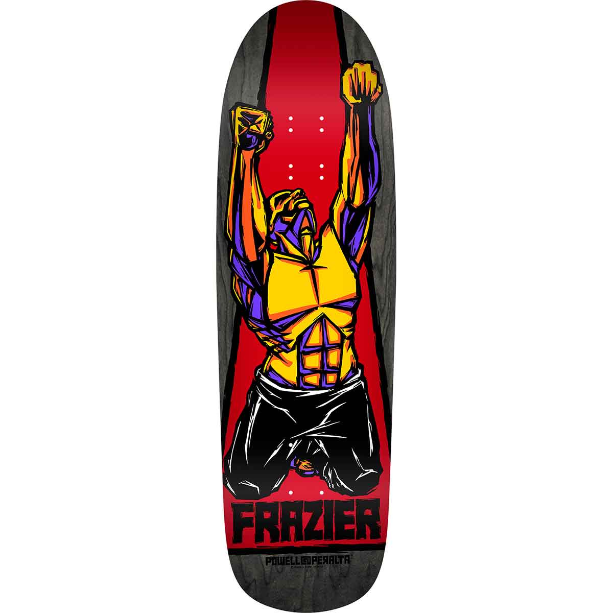 9.43x32.12 Powell Peralta Mike Frazier Yellow Man Re-Issue Deck - Black  Stain
