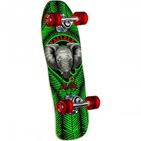 Powell Peralta Vallely Baby Elephant Complete Skateboard - Green/Black 8x26.08