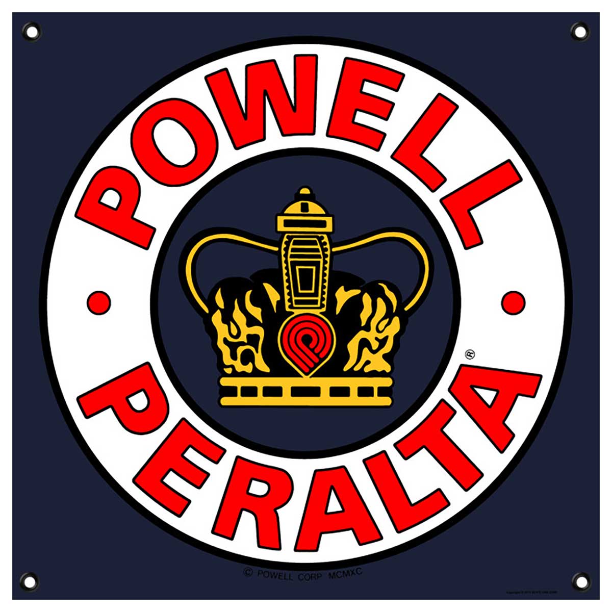 Powell Peralta Skateboards Supreme Banner - 20 x 20