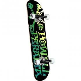 Powell Peralta Vato Rat Trees Birch Mini Complete Skateboard - Black/Green 7.5x28.65