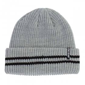 Santa Cruz Pit Long Shoreman Beanie - Grey/Black