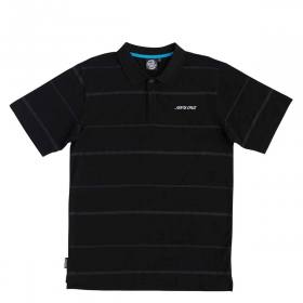 Santa Cruz Spark Polo Shirt - Black