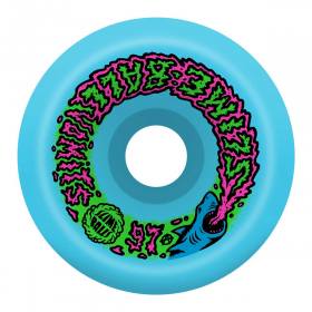 Slime Balls Big Balls 97A Skateboard Wheels - Teal/Black Swirl - 65mm