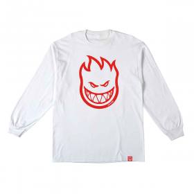 Spitfire Bighead Long Sleeve T-Shirt - White/Red