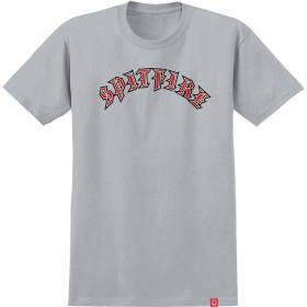 Spitfire Old E T-Shirt - Ice Grey/Red/Black/White