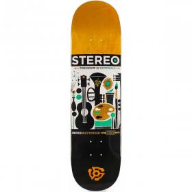 8x31.25 Stereo Bryce Wettstein Retro Deck - Yellow Stain