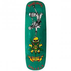 9.5x30.95 Suicidal Skates Mike Vallely Possessed Barnyard Deck - Teal Stain