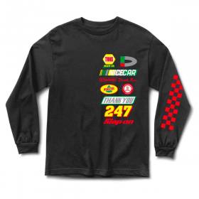 Thank You Nicecar Long Sleeve T-Shirt - Black