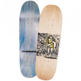 9.25x32 The Heated Wheel Flower Guy Shaped Deck