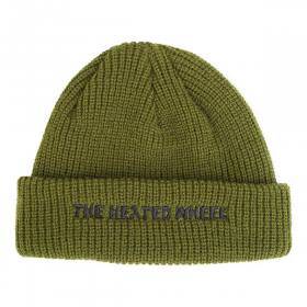 The Heated Wheel Sire Script Cuff Beanie - Army Green