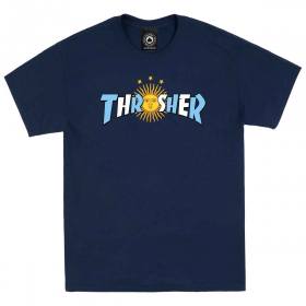 Thrasher Argentina Estrella T-Shirt - Navy