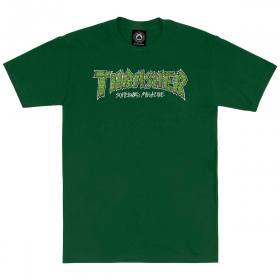 Thrasher Brick T-Shirt - Forest Green