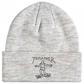 Thrasher Gonz Cuff Beanie - Heather Grey