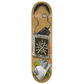 8.25x31.63 Toy Machine Ed Templeton Wires Crossed Deck