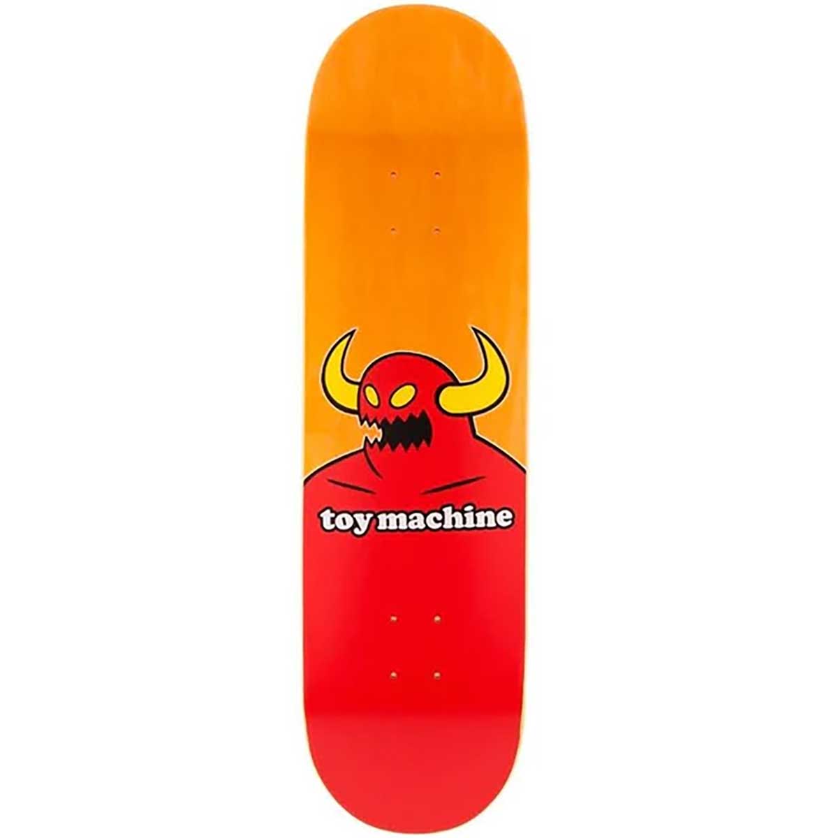 Toy Machine Monster Skateboard Deck - Orange Stain 8.25x31.75