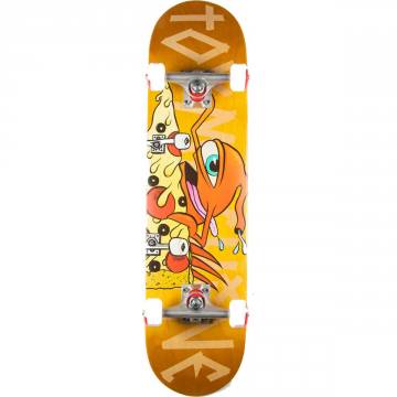 Toy Machine Pizza Sect Complete Skateboard - Orange Stain 7.75x31