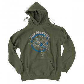 Toy Machine Ed Templeton Pizza Pullover Hoodie - Army Green