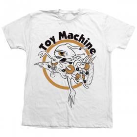 Toy Machine Pizza Sect Youth T-Shirt - White