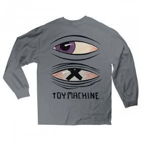 Toy Machine Sect Eyes Long Sleeve T-Shirt - Charcoal