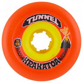 70mm 78a Tunnel Krakatoa Longboard Slide Wheels - Orange