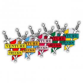 Venture Trucks Crest Sticker - Medium Assorted Colors