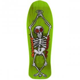 10x30.25 Vision Tom Groholski Skeleton Concave Re-Issue Deck - Lime Stain