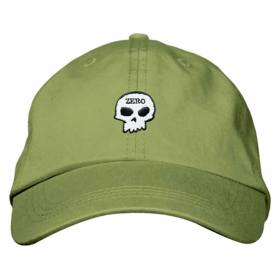 Zero Single Skull Dad Hat - Olive