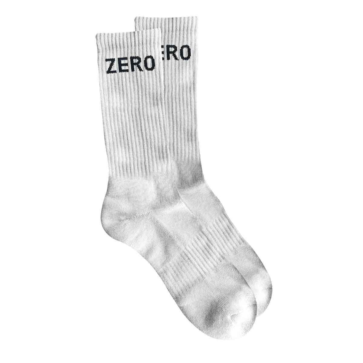 Zero Skateboards Army Crew Socks White SoCal