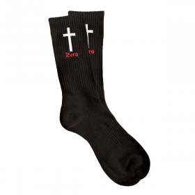 Zero Cross Crew Socks - Black