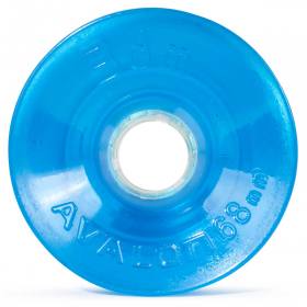 68mm 80a 3DM Avalon Longboard Wheels - Clear Blue