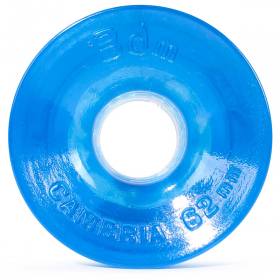 62mm 82a 3DM Cambria Cruiser Wheels - Clear Blue