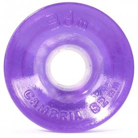 62mm 84a 3DM Cambria Wheels - Clear Purple