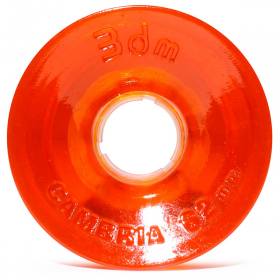 62mm 80a 3DM Cambria Wheels - Clear Orange
