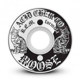 56mm 99a Acid Chemical Co REM Moose Wheels - White