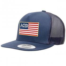 Acid Chemical Co Space Mesh Trucker Hat - Navy