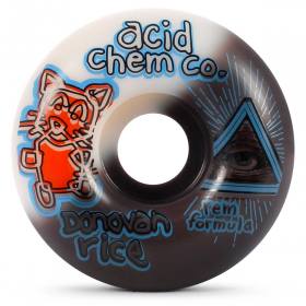 56mm 99a Acid Chemical Co REM Donovan Rice LTD Wheels - White/Black Swirl