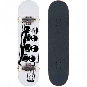 Alien Workshop Abduction Mini Complete Skateboard - White 7x29.6