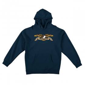 Antihero Eagle Youth Pullover Hoodie - Navy/Black/Multi