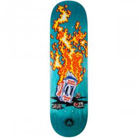 8.5x32.38 Black Label Elijah Akerley Fire Brewed Deck - Blue Stain