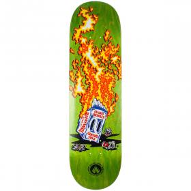 8.5x32.38 Black Label Elijah Akerley Fire Brewed Deck - Green Stain