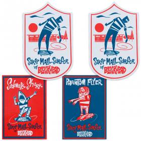 Blockhead Strip Mall Surfer 4 Sticker Pack