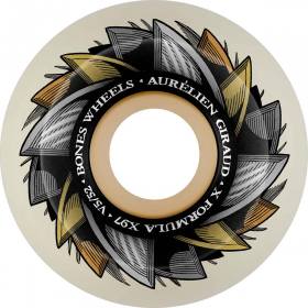 52mm 97a Bones X-Formula V5 Side-Cut Giraud Sender Bender Wheels - White