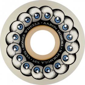 52mm 97a Bones X-Formula V5 Side-Cut Homoki Vision Quest Wheels - White