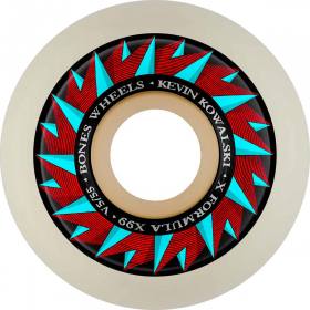 55mm 99a Bones X-Formula V5 Side-Cut Kowalski Against The Grain Wheels - White