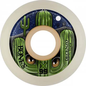 Bones X-Formula V5 Side-Cut Head Rush Skateboard Wheels - White