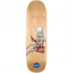 8.9x32.5 H-Street Alphonz Rawls Wicked Doughboy FSM Shaped Deck - Natural