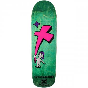 Deathbox Marty Grimes Pop Skateboard Deck - Brown Stain 9x33