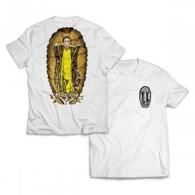 Hard Luck MFG Lady G Gold T-Shirt - White